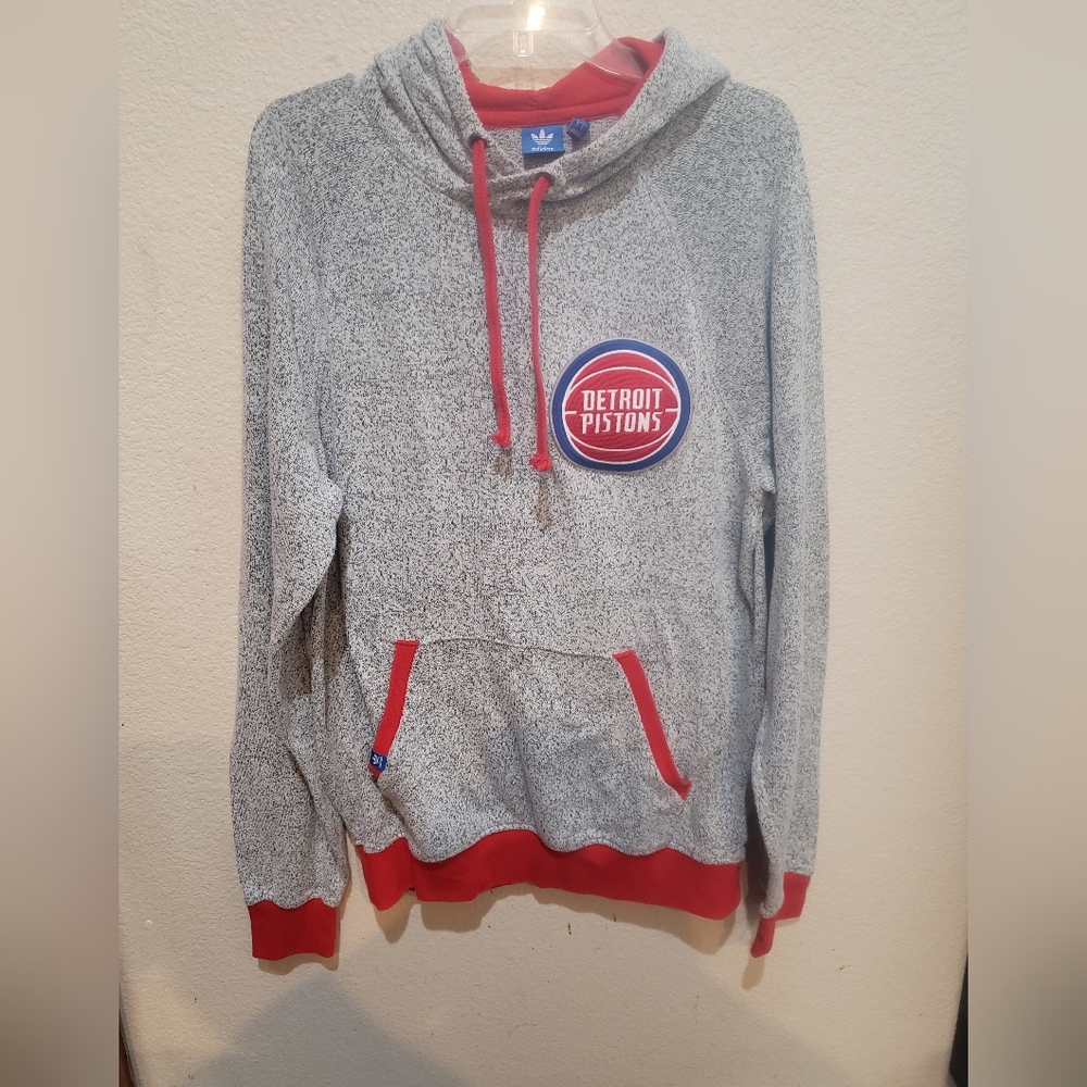 Detroit Pistons  large Hoodie with small stain.
